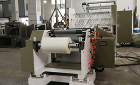 55頭拉線分條機(jī)應(yīng)用于包裝飲料盒PP內(nèi)封條紙帶電子蓋帶